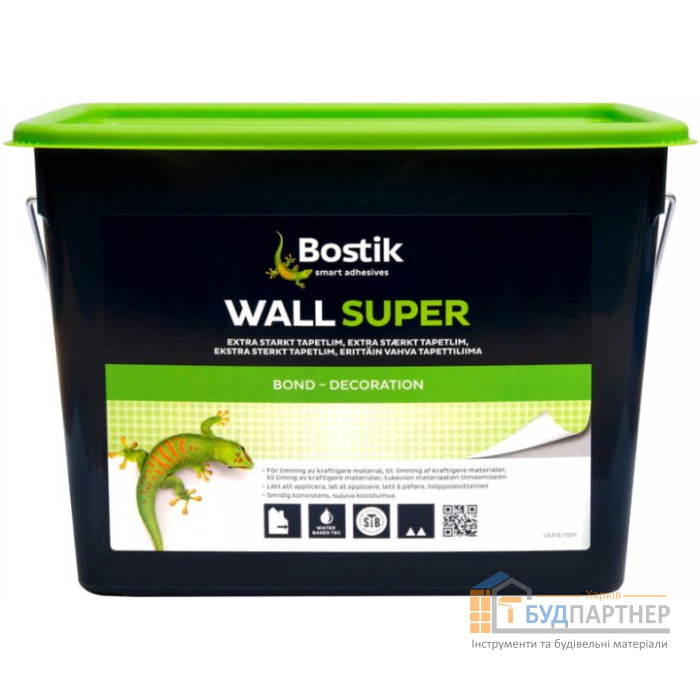 Клей для шпалер Bostik Wall Super 76 (15 л) - ціна, характеристики в інтернет-магазині