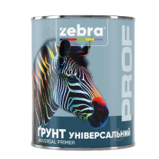 Грунт универсальный красно-коричневый 087P Zebra PROF (2,5 кг)