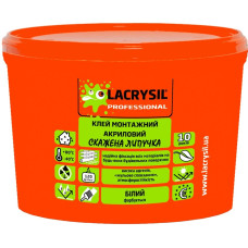 Клей монтажный универсальный акриловый "Сумашедшая липучка" Lacrysil 3 кг (шт)