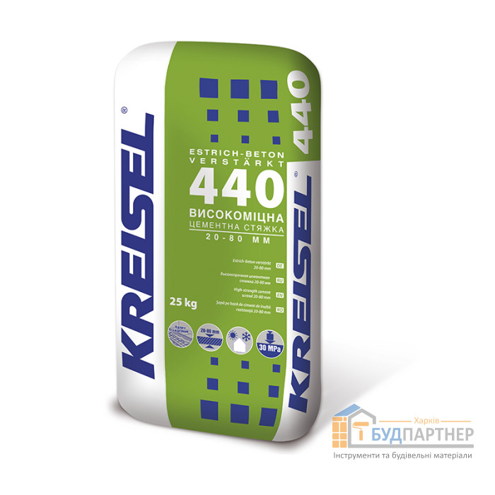 Цементная стяжка Kreisel 440 (25 кг) - цена, характеристики в интернет-магазине