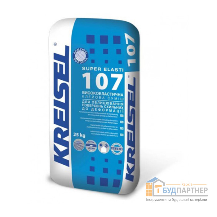 Высокоэластичная универсальная смесь Kreisel SUPER ELASTI 107 (25 кг) - купить в Харькове