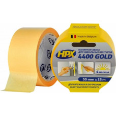 Лента малярная HPX4400 100C 50мм*25м (оранжевая)