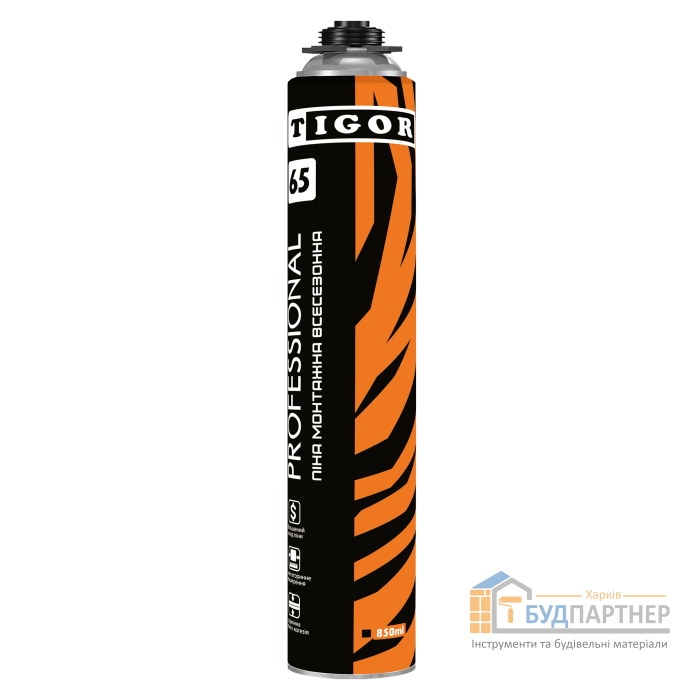 Пена монтажная PRO всесезонная TIGOR (850 мл) - цена, характеристики в интернет-магазине