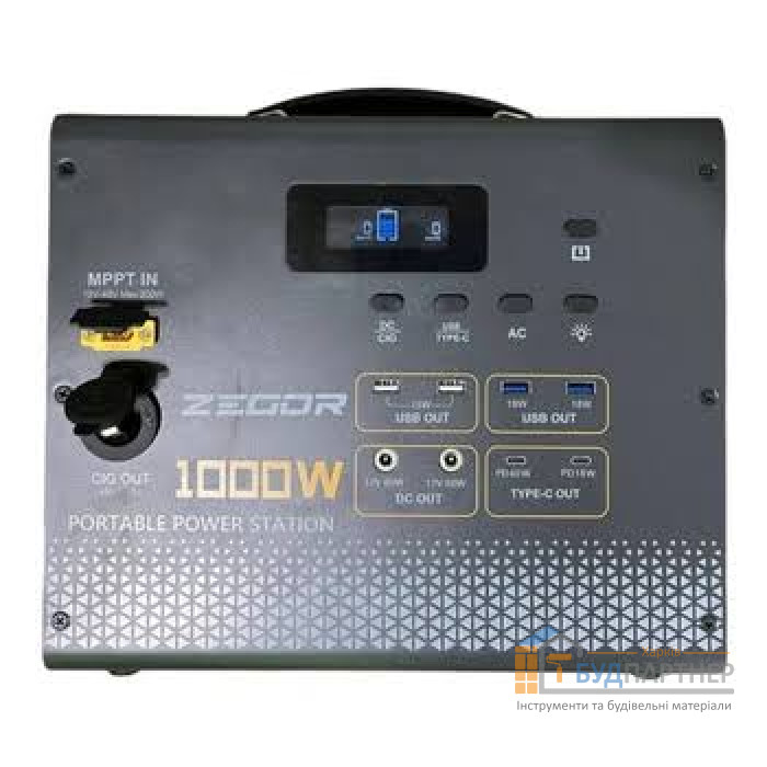 Портативна зарядна станція ZEGOR YC1100 (Потужність 1000 Вт) - ціна, характеристики в інтернет-магазині