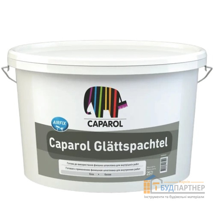 Шпаклевка акриловая готовая к применению Caparol Glattspachtel (25 кг) - цена, характеристики в интернет-магазине