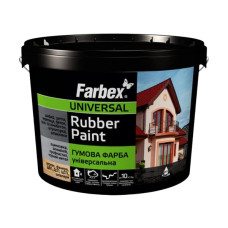 Фарба гумова Farbex графіт (12 кг)