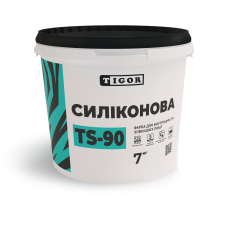 Краска Силиконовая  TIGOR TS-90 (7 кг)