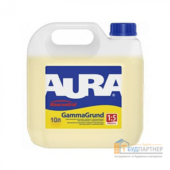 Грунт-концентрат укрепляющий Aura GammaGrund 1:5 (10 л) - цена, характеристики в интернет-магазине