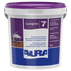 Краска интерьерная акрилатная Aura Luxpro 7 (1 л)