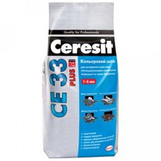 Затирка для плитки Ceresit CE 33 Plus 131 темно-коричневый (шов до 6 мм) 2 кг