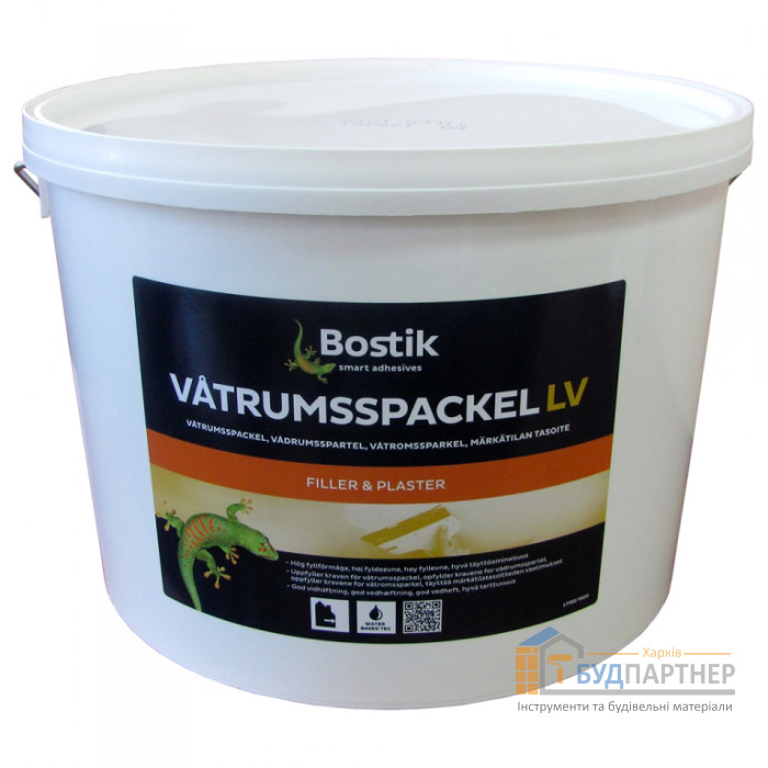 Шпаклевка Bostik Vatrumspackel (10 л) - цена, характеристики в интернет-магазине
