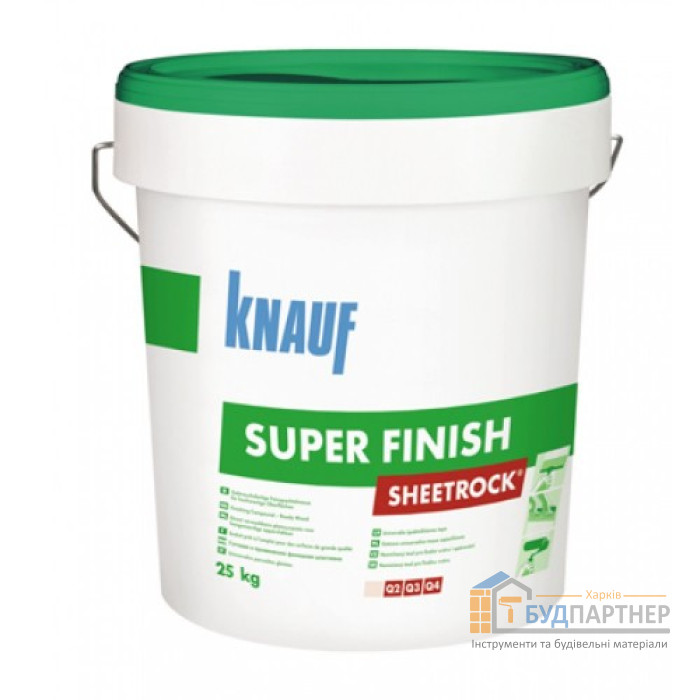Шпаклевка готовая Knauf Sheetrock SuperFinish (СуперФиниш) (28 кг) - купить в Харькове