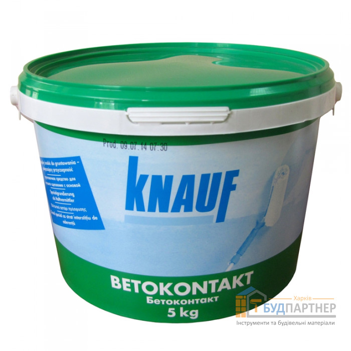 Грунтовка Knauf Betokontakt (Кнауф Бетоконтакт) 5 кг - цена, характеристики в интернет-магазине