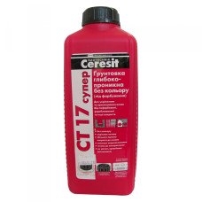 Грунтовка глубокопроникающая бесцветная Ceresit CT 17 Super (2 л)