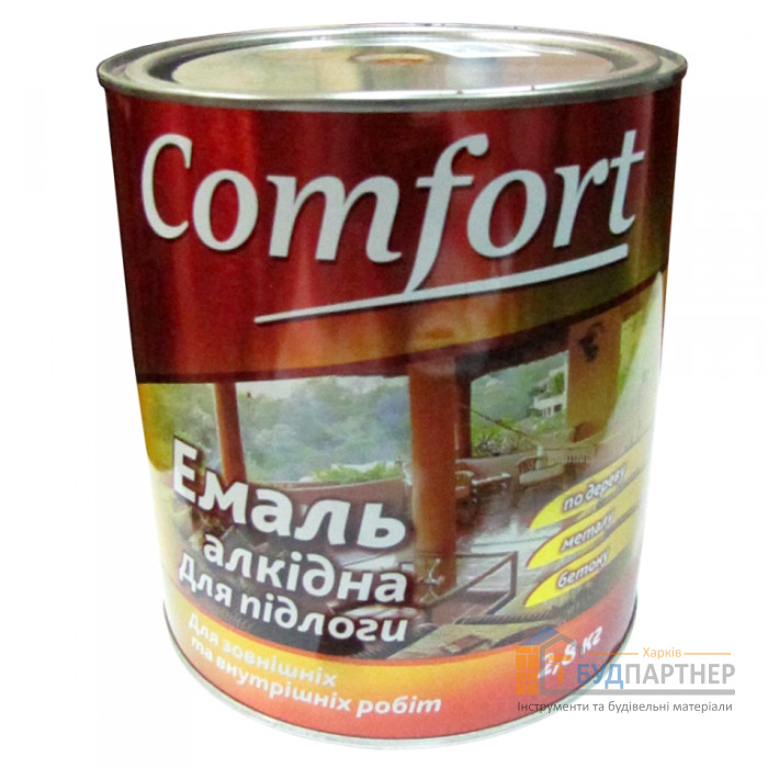 Емаль Comfort ПФ-266 червоно-коричнева (2,8 кг) - ціна, характеристики в інтернет-магазині