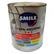 Эмаль-экспресс молотковый эффект Smile 3 в 1 рубиновая (0,7 кг)