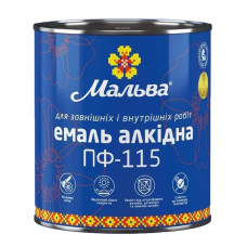 Эмаль Мальва ПФ-115Д темно- вишневая (2,8 кг)