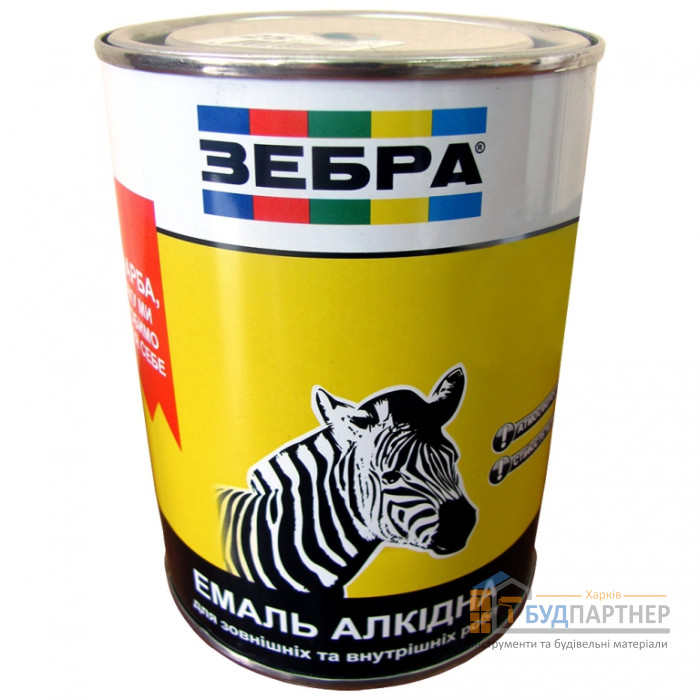 Эмаль алкидная Зебра (14 бежевая) 0,9 кг - цена, характеристики в интернет-магазине