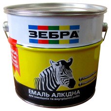 Эмаль алкидная Зебра (36 зелено-смарагдовая) 2,8 кг