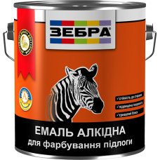 Эмаль для бетонных полов Зебра (18 Темно-серая) 2,8 кг