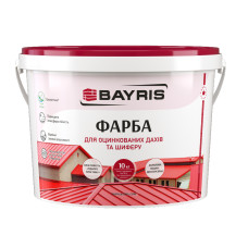 Краска акриловая Байрис бордо (10 кг)