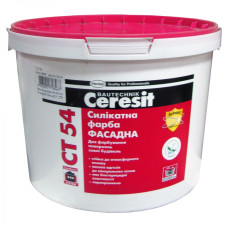 Краска силикатная Ceresit CT 54 белая (10 л)