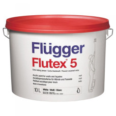 Акриловая краска для стен и потолков Flugger Flutex 5 (10 л)
