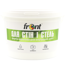 Краска водоэмульсионная для стен и потолка Front (12 кг)