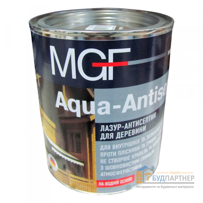Лазурь-антисептик MGF Aqua-Antiseptik бесцветная (750 мл) - цена, характеристики в интернет-магазине