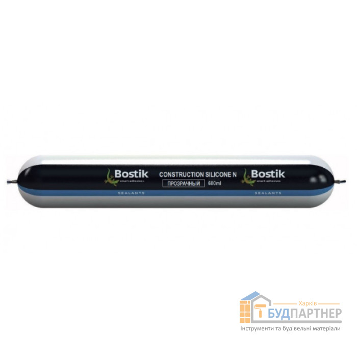 Силиконовый герметик Bostik Construction Silicone N прозрачный (600 мл) - цена, характеристики в интернет-магазине