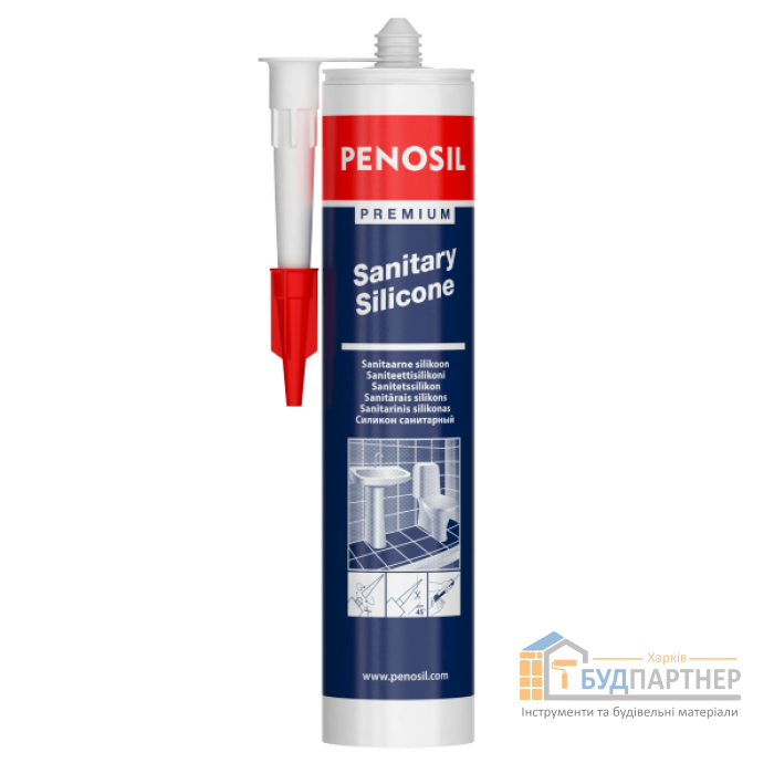 Герметик санитарный белый Penosil Premium - цена, характеристики в интернет-магазине