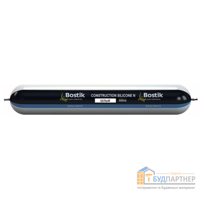 Силиконовый герметик Bostik Construction Silicone N белый (600 мл) - цена, характеристики в интернет-магазине