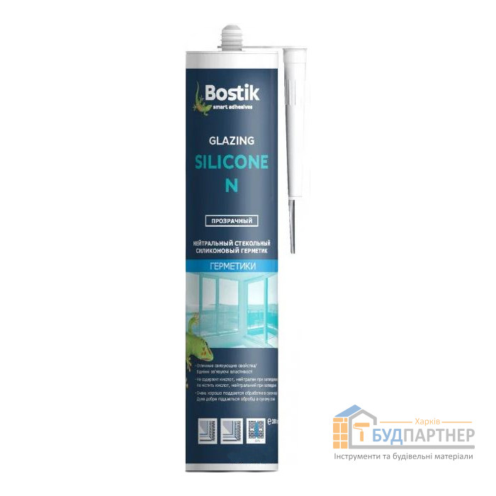 Силиконовый герметик Bostik Glazing Silicone N белый (280 мл) - цена, характеристики в интернет-магазине