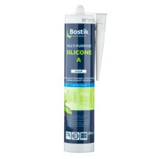 Силиконовый герметик Bostik Multti Purpose Silicone A белый (280 мл)
