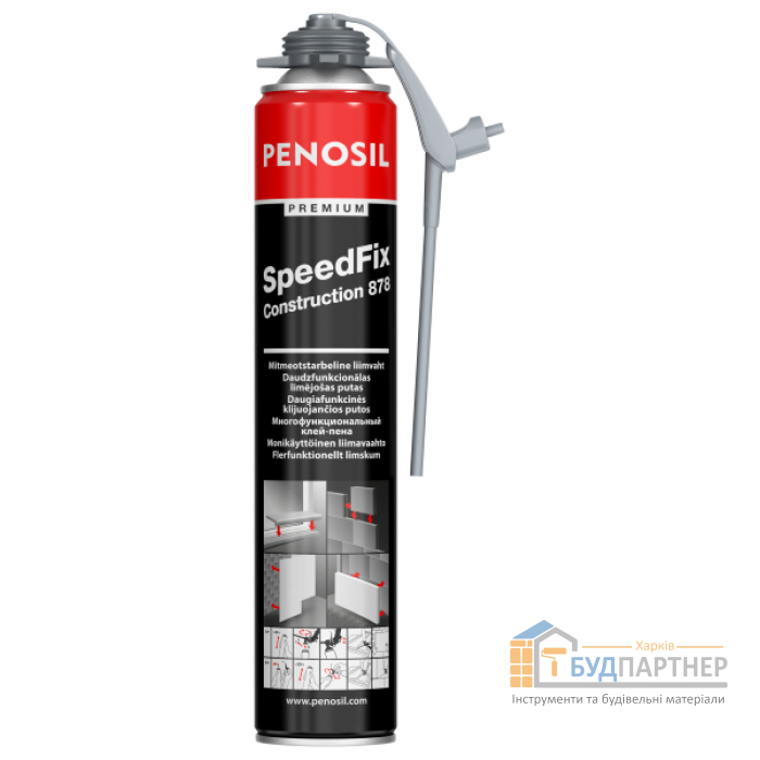 Клей піна Penosil Premium SpeedFix Construction 878 (750 ml) - ціна, характеристики в інтернет-магазині