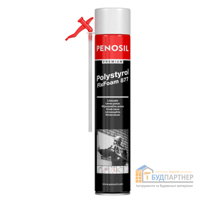Клей-піна ручна Penosil Premium Polystyrol FixFoam (750 мл) - ціна, характеристики в інтернет-магазині