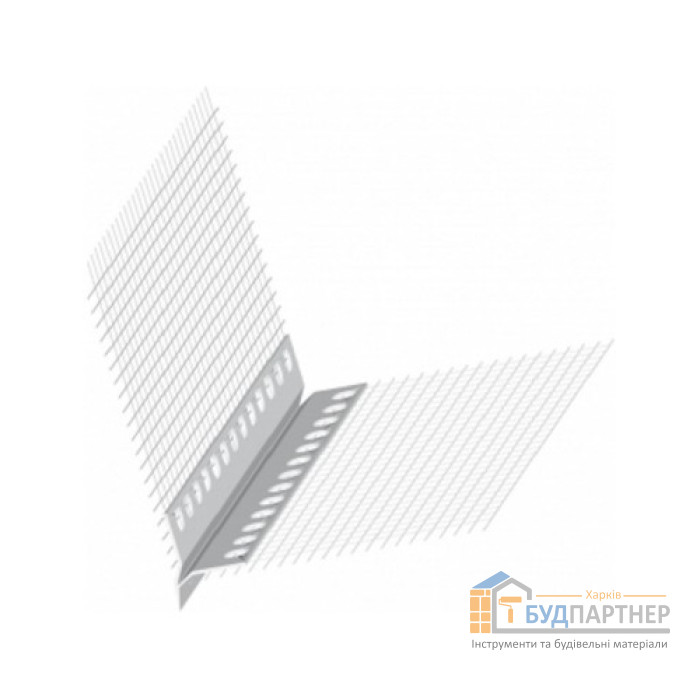 Профиль ПВХ с сеткой ThermoMaster PVC 10+10 (2,5 м) - цена, характеристики в интернет-магазине