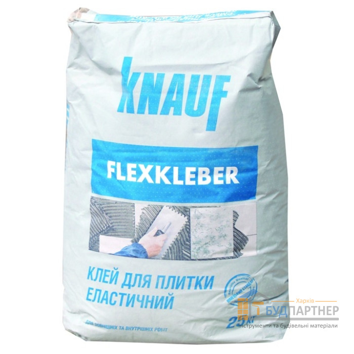 Еластичний клей для плитки Knauf Flexkleber (Кнауф Флекслебер) 25 кг - ціна, характеристики в інтернет-магазині
