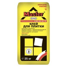 Клей для плитки для внутренних работ Мастер Нормал (Master Normal) 25 кг