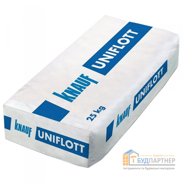 Шпаклівка Knauf Uniflott (Уніфлотт) 25 кг - ціна, характеристики в інтернет-магазині