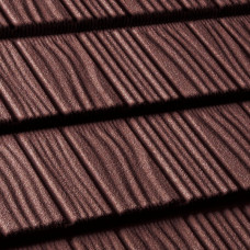 Металлочерепица композитная Queetile Shake Brown (1.175x0.42 м)
