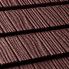 Металлочерепица композитная Queetile Shake Brown (1.175x0.42 м)