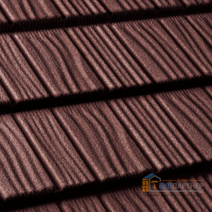 Металочерепиця композитна Queetile Shake Brown (1.175x0.42 м) - ціна, характеристики в інтернет-магазині