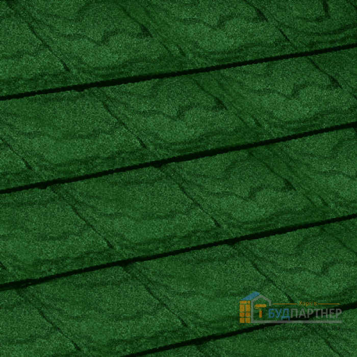 Металлочерепица композитная Queetile Slate Green (1.24x0.42 м) - цена, характеристики в интернет-магазине
