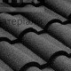 Металлочерепица композитная Queetile Verona Black (1.102x0.39 м) - цена, характеристики в интернет-магазине
