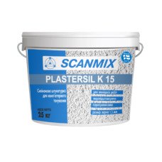 Штукатурка силиконовая Scanmix Plastersil K 15 (25 кг)