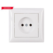 Розетка белая Luxel 3001