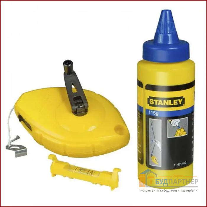 Шнур отбивочный STANLEY "PowerWinder", комплект (30 м) - цена, характеристики в интернет-магазине