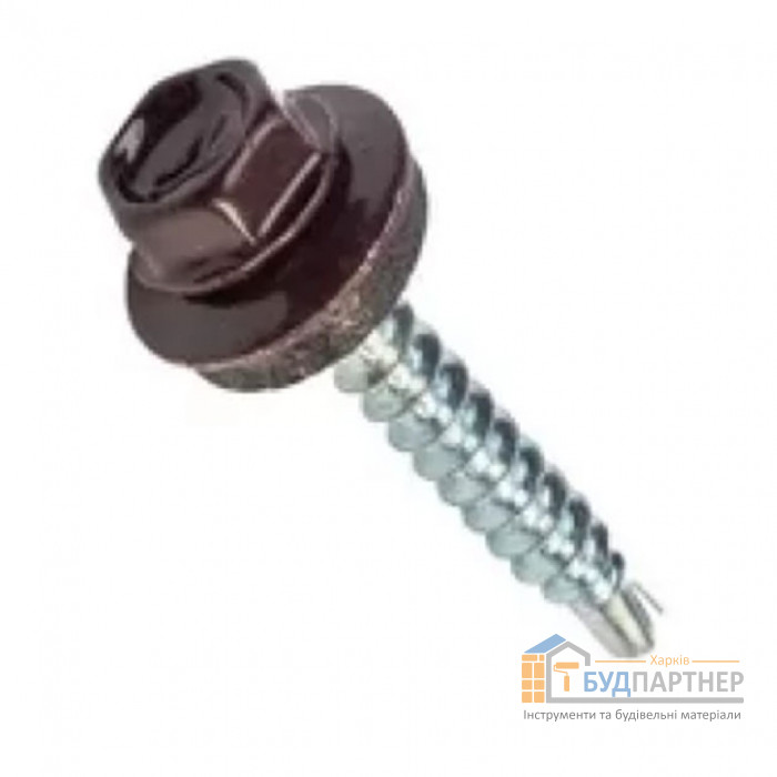 Шуруп кровельный RAL 8017 (коричн.), 4,8*35 (100 шт) - цена, характеристики в интернет-магазине