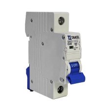 Автоматический выключатель Takel BA63 1P 25A C